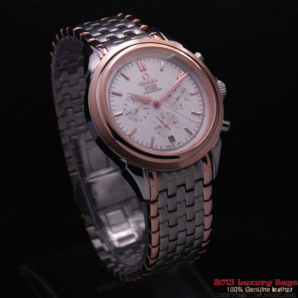 OMEGA DE VILLE CO-AXIAL Chronometer Red Gold on Steel Strap OM77517 OMEGA DE VILLE CO-AXIAL Chronometer Red Gold on Steel Strap OM77517