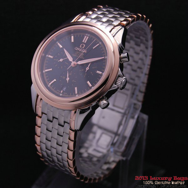 OMEGA DE VILLE CO-AXIAL Chronometer Red Gold on Steel Strap OM77519 OMEGA DE VILLE CO-AXIAL Chronometer Red Gold on Steel Strap OM77519