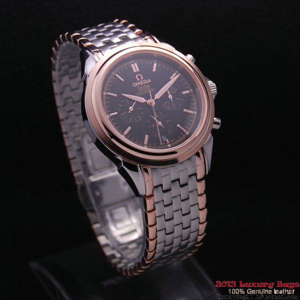 OMEGA DE VILLE CO-AXIAL Chronometer Red Gold on Steel Strap OM77519 OMEGA DE VILLE CO-AXIAL Chronometer Red Gold on Steel Strap OM77519