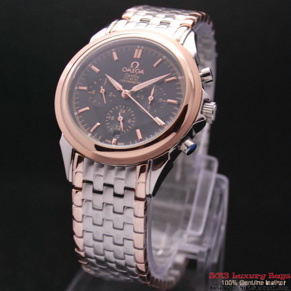 OMEGA DE VILLE CO-AXIAL Chronometer Red Gold on Steel Strap OM77519 OMEGA DE VILLE CO-AXIAL Chronometer Red Gold on Steel Strap OM77519
