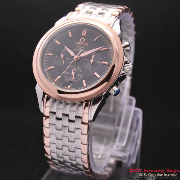OMEGA DE VILLE CO-AXIAL Chronometer Red Gold on Steel Strap OM77519 OMEGA DE VILLE CO-AXIAL Chronometer Red Gold on Steel Strap OM77519