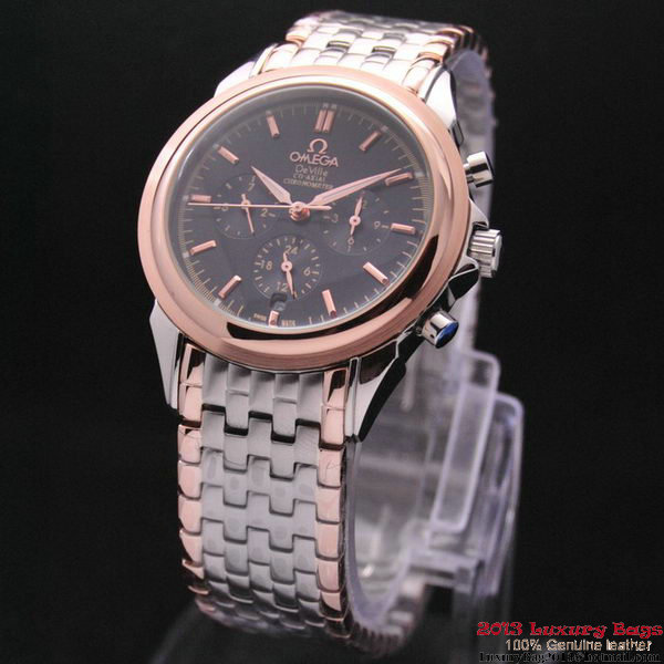 OMEGA DE VILLE CO-AXIAL Chronometer Red Gold on Steel Strap OM77519 OMEGA DE VILLE CO-AXIAL Chronometer Red Gold on Steel Strap OM77519
