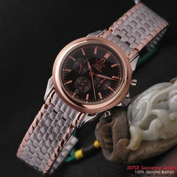 OMEGA DE VILLE CO-AXIAL Chronometer Red Gold on Steel Strap OM77519 OMEGA DE VILLE CO-AXIAL Chronometer Red Gold on Steel Strap OM77519