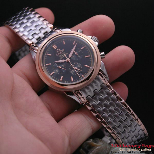 OMEGA DE VILLE CO-AXIAL Chronometer Red Gold on Steel Strap OM77519 OMEGA DE VILLE CO-AXIAL Chronometer Red Gold on Steel Strap OM77519