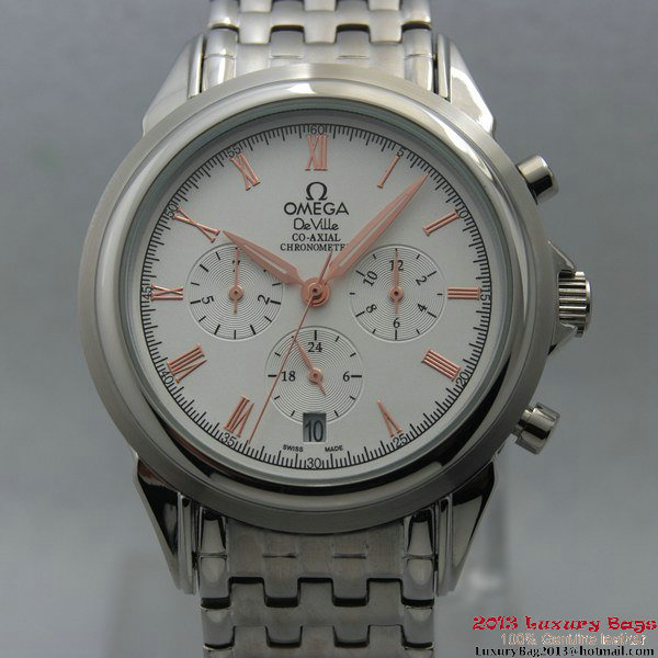 OMEGA DE VILLE CO-AXIAL Chronometer Steel on Steel Strap OM77513 OMEGA DE VILLE CO-AXIAL Chronometer Steel on Steel Strap OM77513