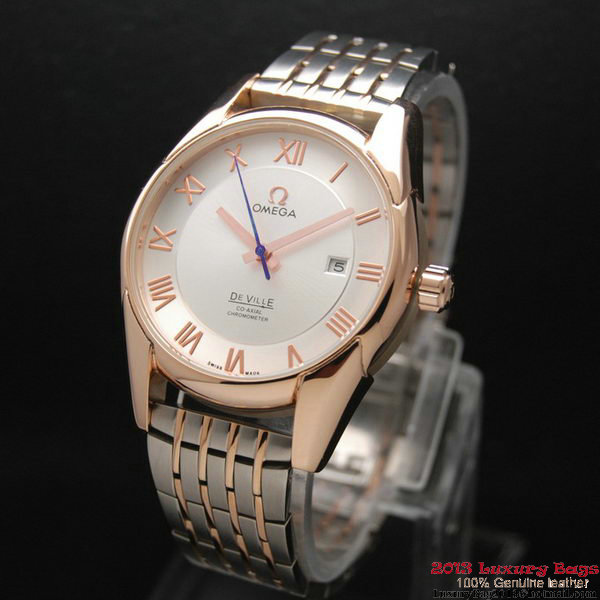OMEGA DE VILLE Co-AXIAL CHRONOMETER Red Gold on Steel Strap OM77018 OMEGA DE VILLE Co-AXIAL CHRONOMETER Red Gold on Steel Strap OM77018