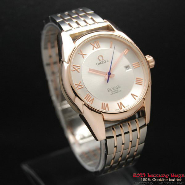 OMEGA DE VILLE Co-AXIAL CHRONOMETER Red Gold on Steel Strap OM77018 OMEGA DE VILLE Co-AXIAL CHRONOMETER Red Gold on Steel Strap OM77018