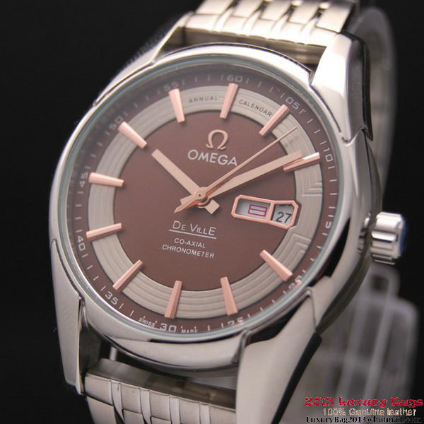 OMEGA DE VILLE HOUR VISION ANNUAL CALENDAR Steel on Steel Strap OM77115 OMEGA DE VILLE HOUR VISION ANNUAL CALENDAR Steel on Steel Strap OM77115