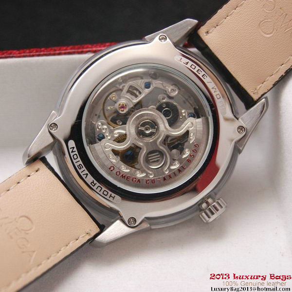 OMEGA DE VILLE Tourbillon Watches Steel on Black Leather Strap Om7002 OMEGA DE VILLE Tourbillon Watches Steel on Black Leather Strap Om7002