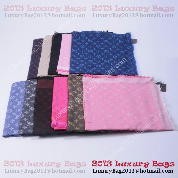 Louis Vuitton Scarves Cotton WJLV091 Purple Louis Vuitton Scarves Cotton WJLV091 Purple