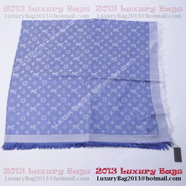 Louis Vuitton Scarves Cotton WJLV091 SkyBlue Louis Vuitton Scarves Cotton WJLV091 SkyBlue