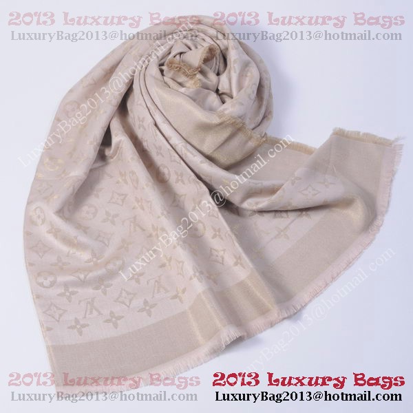 Louis Vuitton Scarves Cotton WJLV092 Apricot&Gold Louis Vuitton Scarves Cotton WJLV092 Apricot&Gold