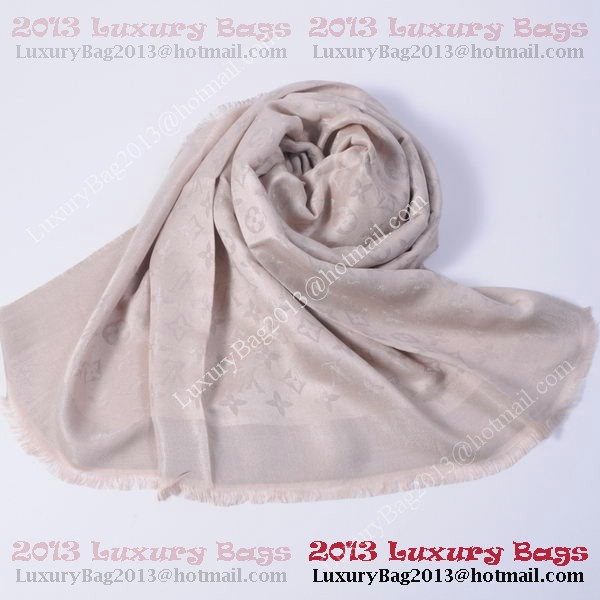 Louis Vuitton Scarves Cotton WJLV092 Apricot&Silver Louis Vuitton Scarves Cotton WJLV092 Apricot&Silver