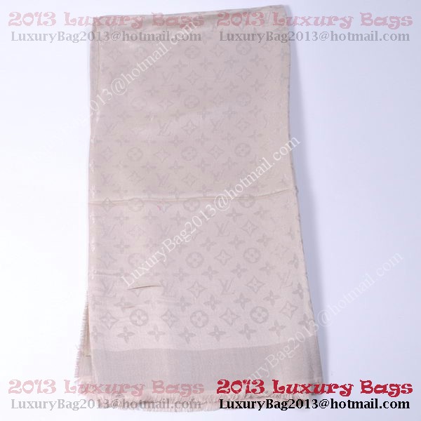 Louis Vuitton Scarves Cotton WJLV092 Apricot&Silver Louis Vuitton Scarves Cotton WJLV092 Apricot&Silver