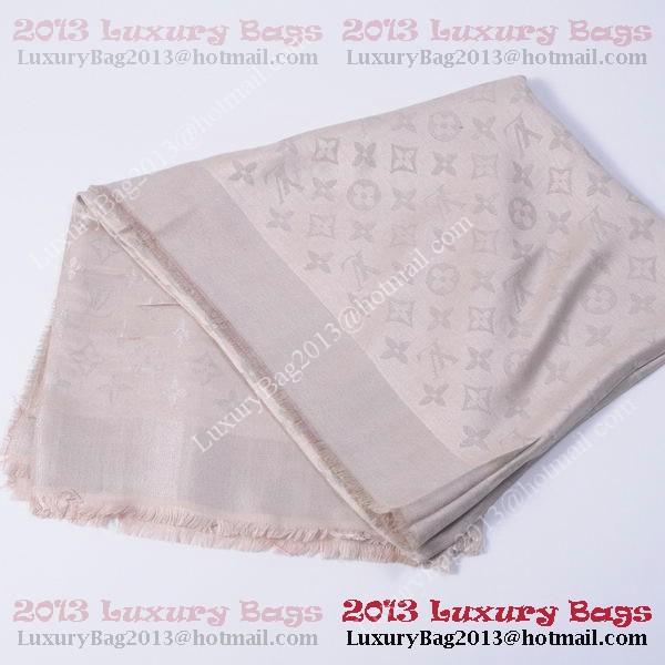 Louis Vuitton Scarves Cotton WJLV092 Apricot&Silver Louis Vuitton Scarves Cotton WJLV092 Apricot&Silver