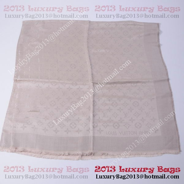 Louis Vuitton Scarves Cotton WJLV092 Apricot&Silver Louis Vuitton Scarves Cotton WJLV092 Apricot&Silver