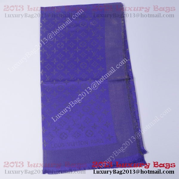 Louis Vuitton Scarves Cotton WJLV092 Dark Blue&Gold Louis Vuitton Scarves Cotton WJLV092 Dark Blue&Gold