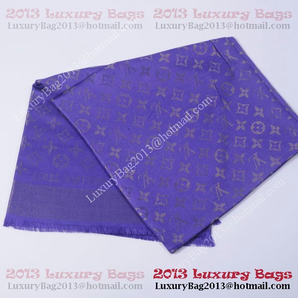 Louis Vuitton Scarves Cotton WJLV092 Dark Blue&Gold Louis Vuitton Scarves Cotton WJLV092 Dark Blue&Gold