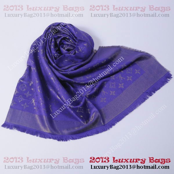 Louis Vuitton Scarves Cotton WJLV092 Dark Blue&Gold Louis Vuitton Scarves Cotton WJLV092 Dark Blue&Gold