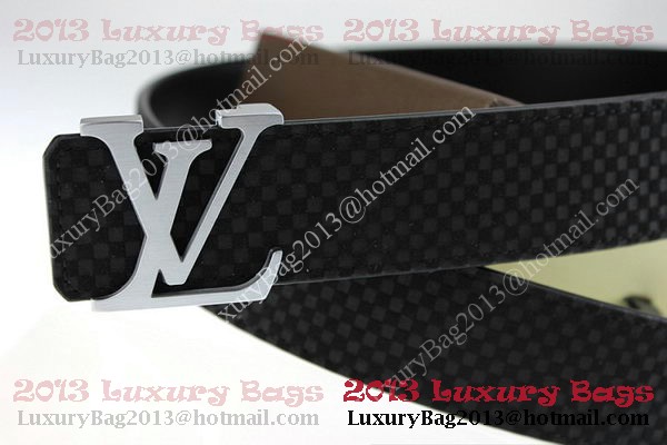 Louis Vuitton Belt LV2051 Black Silver Louis Vuitton Belt LV2051 Black Silver