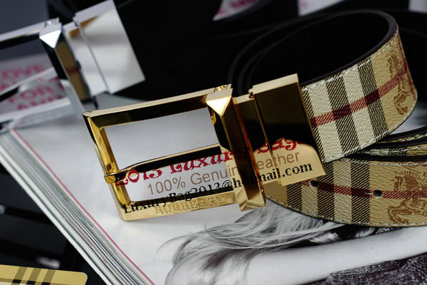 Burberry Belt B4009 Gold Burberry Belt B4009 Gold