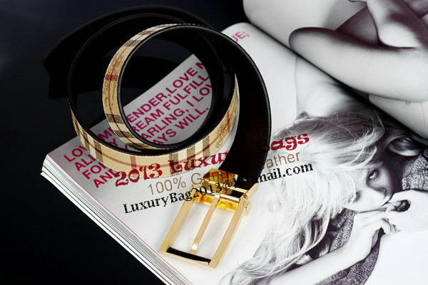 Burberry Belt B4009 Gold Burberry Belt B4009 Gold