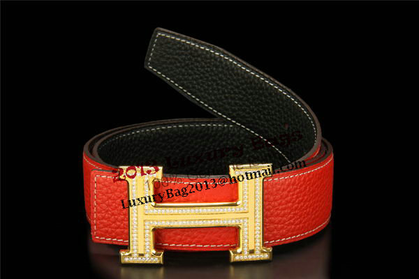 Hermes Belt HB5208 Red Hermes Belt HB5208 Red