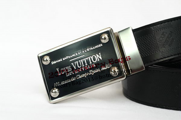 Louis Vuitton Black Leather Belt LV2054 Louis Vuitton Black Leather Belt LV2054