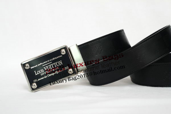 Louis Vuitton Black Leather Belt LV2054 Louis Vuitton Black Leather Belt LV2054