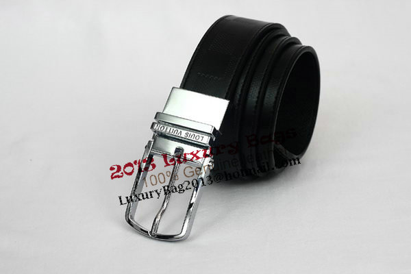 Louis Vuitton Black Leather Belt LV2058 Louis Vuitton Black Leather Belt LV2058