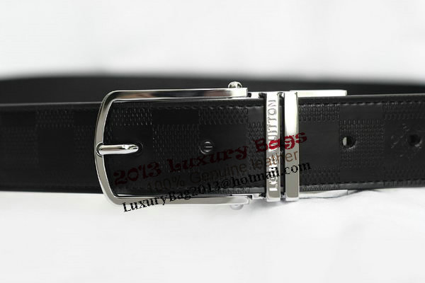 Louis Vuitton Black Leather Belt LV2058 Louis Vuitton Black Leather Belt LV2058