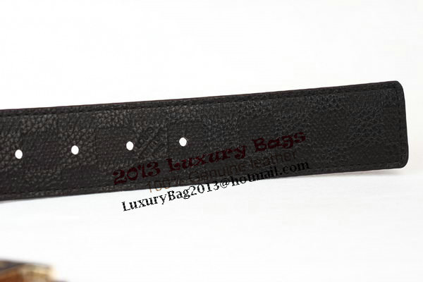 Louis Vuitton Damier Ebene Canvas Belt LV2056 Louis Vuitton Damier Ebene Canvas Belt LV2056