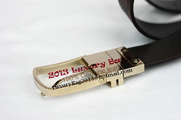 Louis Vuitton Damier Ebene Canvas Belt LV2061 Louis Vuitton Damier Ebene Canvas Belt LV2061