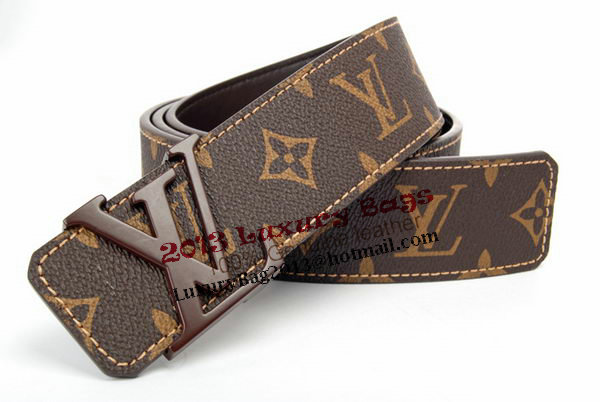 Louis Vuitton Monogram Canvas Belt LV2055 Louis Vuitton Monogram Canvas Belt LV2055