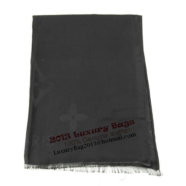 Louis Vuitton Scarves Silk WJLV094 Black Louis Vuitton Scarves Silk WJLV094 Black