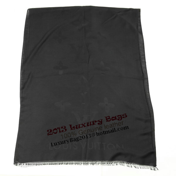 Louis Vuitton Scarves Silk WJLV094 Black Louis Vuitton Scarves Silk WJLV094 Black