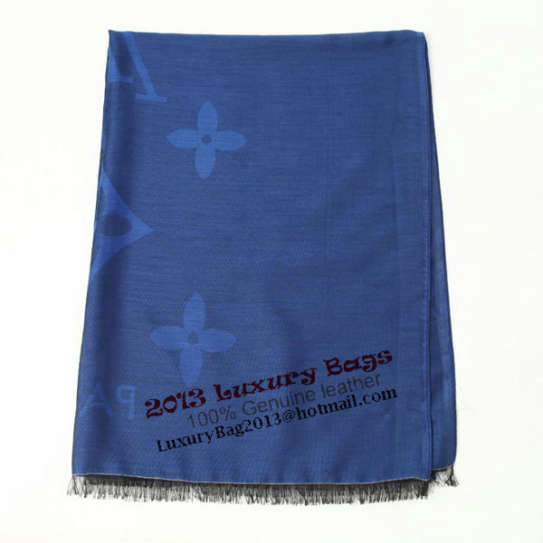 Louis Vuitton Scarves Silk WJLV094 Blue Louis Vuitton Scarves Silk WJLV094 Blue