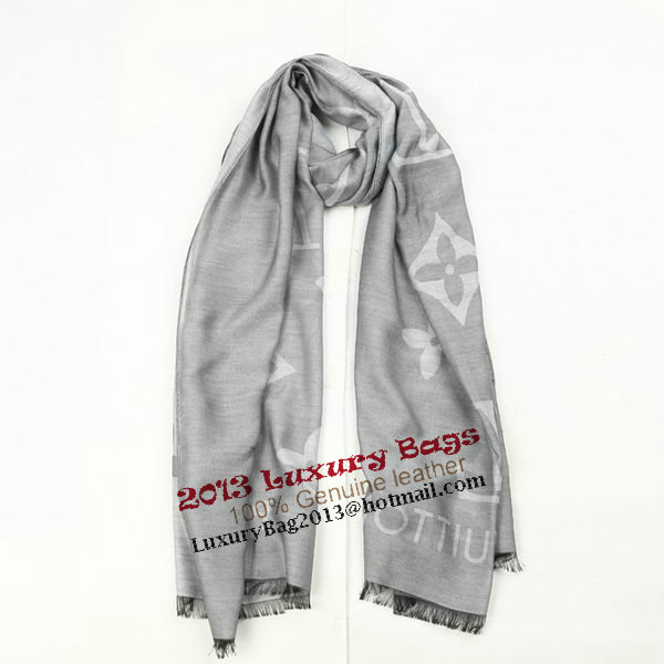Louis Vuitton Scarves Silk WJLV094 Light Gray Louis Vuitton Scarves Silk WJLV094 Light Gray