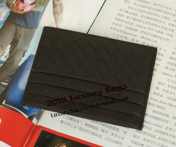 Bottega Veneta Intrecciato VN Card Case 5811 Brown Bottega Veneta Intrecciato VN Card Case 5811 Brown