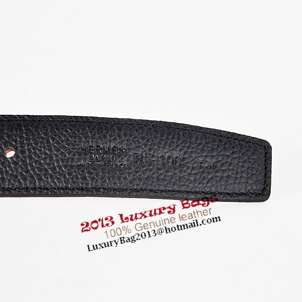 Hermes Black Imported Belt HR1005A Gold Hermes Black Imported Belt HR1005A Gold