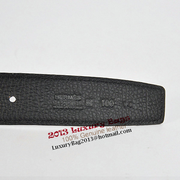 Hermes Bovine Jugular Veins In Blue Belt HR1007B Silver Hermes Bovine Jugular Veins In Blue Belt HR1007B Silver