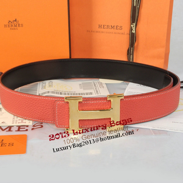Hermes Imported Belt HR1002H Watermelon Red Hermes Imported Belt HR1002H Watermelon Red