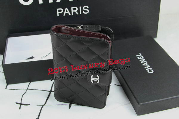 Chanel Matelasse Bi-Fold Wallet in Original Sheepskin A48667 Black Chanel Matelasse Bi-Fold Wallet in Original Sheepskin A48667 Black