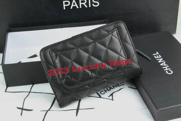 Chanel Matelasse Bi-Fold Wallet in Original Sheepskin A48667 Black Chanel Matelasse Bi-Fold Wallet in Original Sheepskin A48667 Black