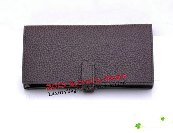 Hermes Bearn Japonaise Bi-Fold Wallet Grainy Leather H68942 Brown Hermes Bearn Japonaise Bi-Fold Wallet Grainy Leather H68942 Brown