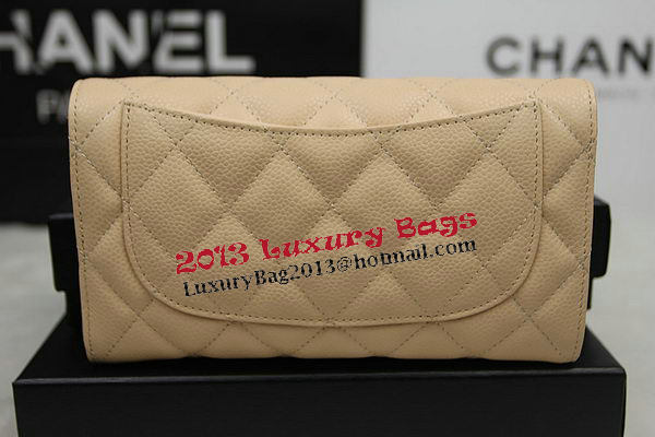 Chanel Tri-Fold Wallet Original Cannage Pattern Leather CHA31506 Apricot Chanel Tri-Fold Wallet Original Cannage Pattern Leather CHA31506 Apricot