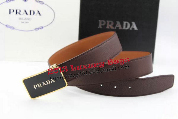 Prada 35mm Belt Calfskin Leather PB1128D Prada 35mm Belt Calfskin Leather PB1128D