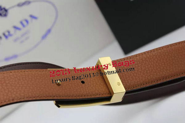 Prada 35mm Belt Calfskin Leather PB1128D Prada 35mm Belt Calfskin Leather PB1128D