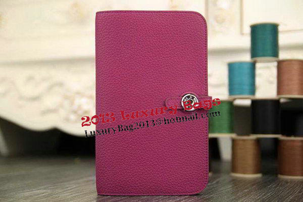 Hermes Compact Passport Holder Original Leather Wallet Peach Hermes Compact Passport Holder Original Leather Wallet Peach