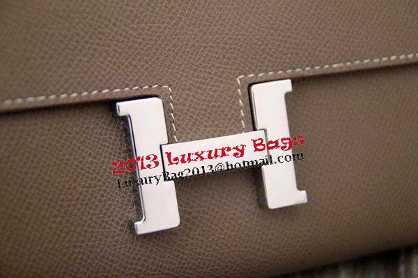 Hermes Constance Long Wallets Original Leather HA909 Grey Hermes Constance Long Wallets Original Leather HA909 Grey